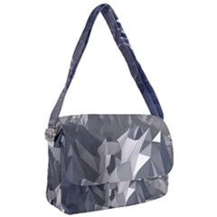 Gray Mountain Illustration Grey Mountain Digital Courier Bag by Cendanart