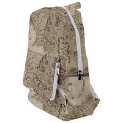 Retro Vintage Gray Map Middle Earth Travelers  Backpack by Cendanart