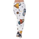 Set Cartoon Symbol Pattern Velvet Leggings View2