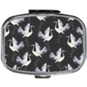 Crane Pattern Bird Animal Mini Square Pill Box View1