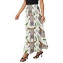 Seamless Pattern With Cute Sloths Tiered Ruffle Maxi Skirt View2