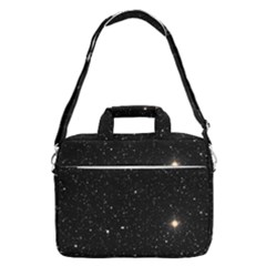 Sky Black Star Night Space Edge Super Dark Universe Macbook Pro 16  Shoulder Laptop Bag by Cendanart