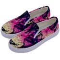 Psychedelic Lion Kids  Canvas Slip Ons View2