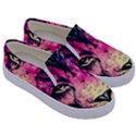 Psychedelic Lion Kids  Canvas Slip Ons View3