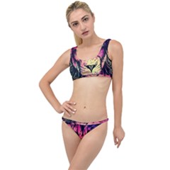Psychedelic Lion The Little Details Bikini Set by Cendanart