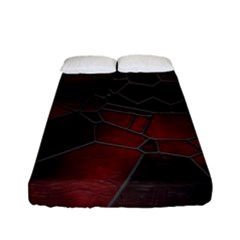 Mosaic Glass Glass Mosaic Colorful Fitted Sheet (full/ Double Size) by Cendanart