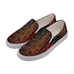 Data Abstract Abstract Background Background Women s Canvas Slip Ons by Cendanart