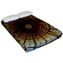 Barcelona Glass Window Stained Glass Fitted Sheet (Queen Size) View2