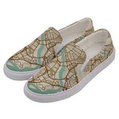 Mapart Dubai Map Men s Canvas Slip Ons by Proyonanggan