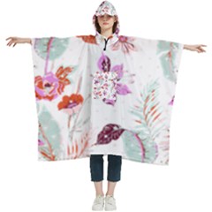Flawer Women s Hooded Rain Ponchos by saad11