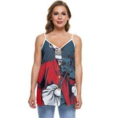Ghost Casual Spaghetti Strap Chiffon Top by saad11