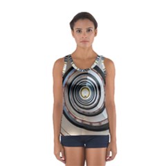 Spiral Staircase Stairs Stairwell Sport Tank Top  by Hannah976