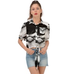 Png Huod Tie Front Shirt  by saad11