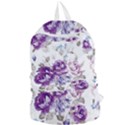 Flower-floral-design-paper-pattern-purple-watercolor-flowers-vector-material-90d2d381fc90ea7e9bf8355 Foldable Lightweight Backpack View1