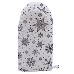 Snowflake-icon-vector-christmas-seamless-background-531ed32d02319f9f1bce1dc6587194eb Microwave Oven Glove by saad11