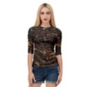 Cube Forma Glow 3d Volume Quarter Sleeve Raglan T-Shirt View1