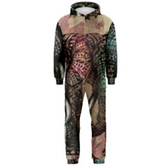 Tribal Elephant Hooded Jumpsuit (men) by Ndabl3x