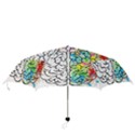 Brain Mind Psychology Idea Drawing Short Overalls Folding Umbrellas View3