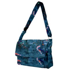 Fish Koi Carp Full Print Messenger Bag (l) by Cemarart