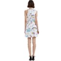 Unicorn Diamond Rainbow Shooting Star Cocktail Party Halter Sleeveless Dress With Pockets View4