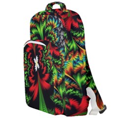 Kaleidoscopic Tropic Double Compartment Backpack by Grandong