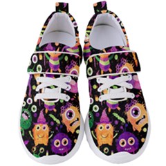 Fun Halloween Monsters Women s Velcro Strap Shoes by Grandong