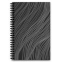 Abstract Art Black White Drawing Lines Unique 5.5  x 8.5  Notebook View1