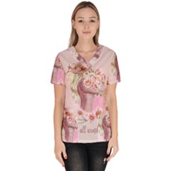 20240106 224235 0000 Women s V-neck Scrub Top by Imadim