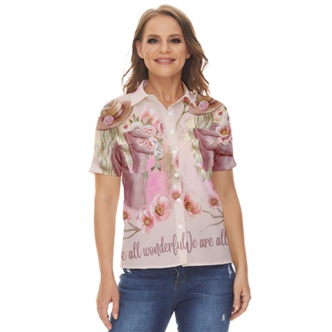 20240106 224235 0000 Women s Short Sleeve Double Pocket Shirt by Imadim