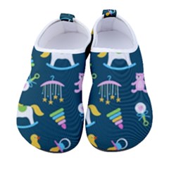 Cute Babies Toys Seamless Pattern Women s Sock-style Water Shoes by Ndabl3x