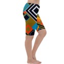 Retro Pattern Abstract Art Colorful Square Cropped Leggings  View3