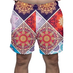 Mandala Pattern Men s Shorts by Ndabl3x