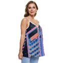 Fantasy City Architecture Building Cityscape Casual Spaghetti Strap Chiffon Top View3