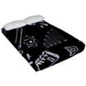 Knowledge Drawing Education Science Fitted Sheet (Queen Size) View2