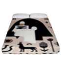 Egypt Pyramid Nature Desert Fitted Sheet (King Size) View1