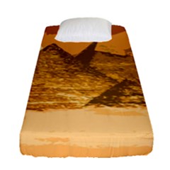 Pyramids Egypt Pyramid Desert Sand Fitted Sheet (single Size) by Proyonanggan