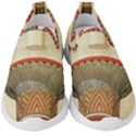 Egyptian Architecture Column Kids  Slip On Sneakers View1