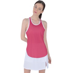 Pink, Color, Background, Monochromic, Minimalism Racer Back Mesh Tank Top by nateshop