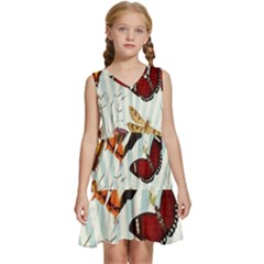 Butterfly-love Kids  Sleeveless Tiered Mini Dress by nateshop