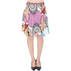 Imfd Trx Velvet High Waist Skirt by imanmulyana