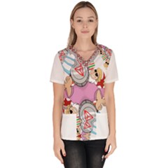 Imfd Trx Women s V-neck Scrub Top by imanmulyana