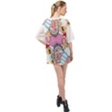 IMFD TRX Oversized Chiffon Top View2
