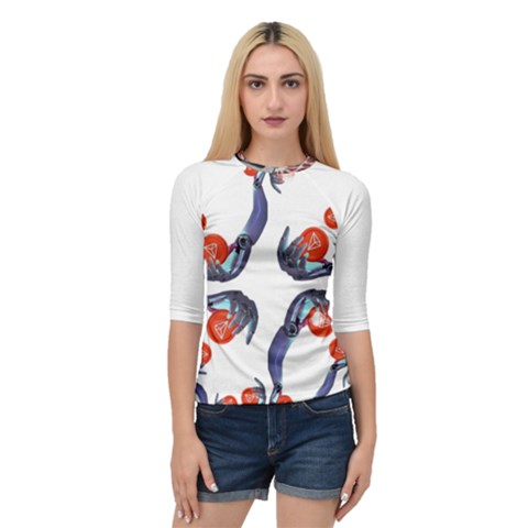 Imfd Trx 1 Quarter Sleeve Raglan T-shirt by imanmulyana