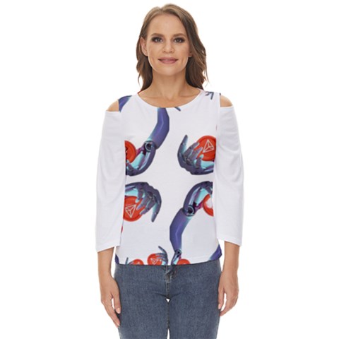 Imfd Trx 1 Cut Out Wide Sleeve Top by imanmulyana