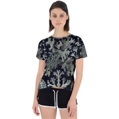 Weave Haeckel Lichenes Photobionten Open Back Sport T-shirt by Cemarart