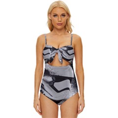 Stormtrooper Knot Front One-piece Swimsuit by Cemarart
