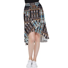 Catherine Spalace St Petersburg Frill Hi Low Chiffon Skirt by Cemarart