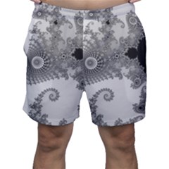 Males Mandelbrot Abstract Almond Bread Men s Shorts by Cemarart