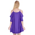 Ultra Violet Purple Cutout Spaghetti Strap Chiffon Dress View2