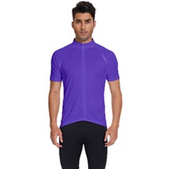 Ultra Violet Purple Men s Short Sleeve Cycling Jersey by bruzer